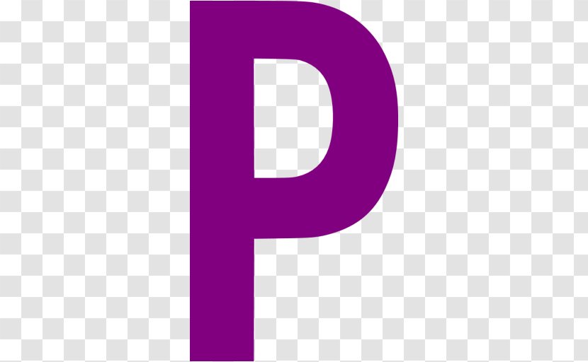 Letter Of Intent P Clip Art - Purple - Logo Transparent PNG