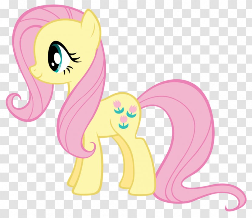 Fluttershy Applejack Princess Luna Rainbow Dash Pony - Flower - Pink Roses Transparent PNG