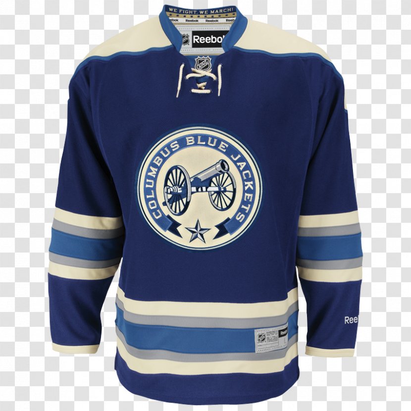 Columbus Blue Jackets National Hockey League Third Jersey Clothing - Jacket Transparent PNG