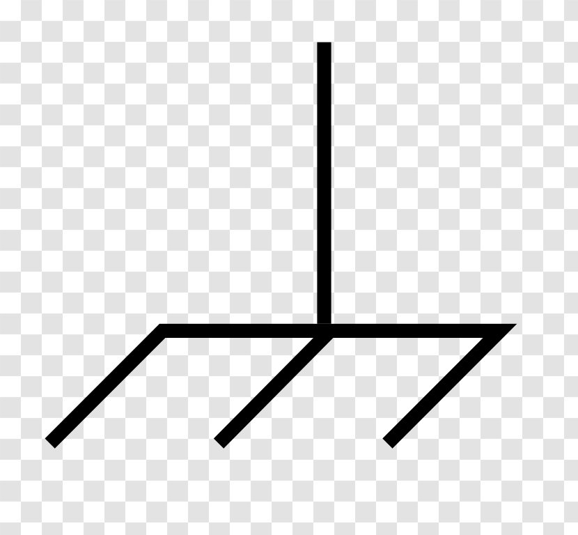 Electronic Symbol Chassis Ground Schematic Electrical Wires & Cable - Engineering Transparent PNG