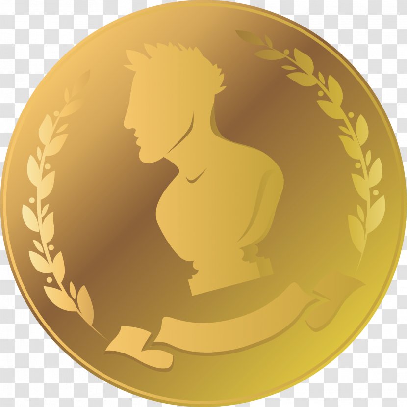 Art Illustration - Drawing - Gold Vector Element Transparent PNG