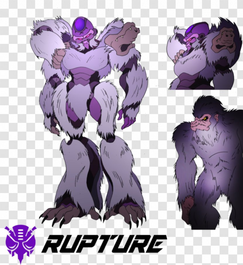 Megatron Predacons Decepticon Maximal Cartoon - Purple - Beast Boy Transparent PNG