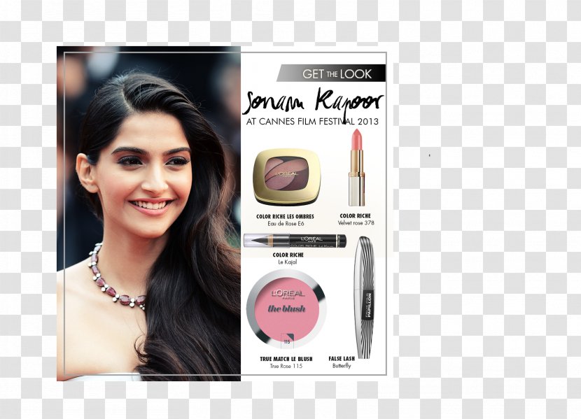 Sonam Kapoor Lipstick LÓreal Eye Shadow Beauty - Lip Transparent PNG