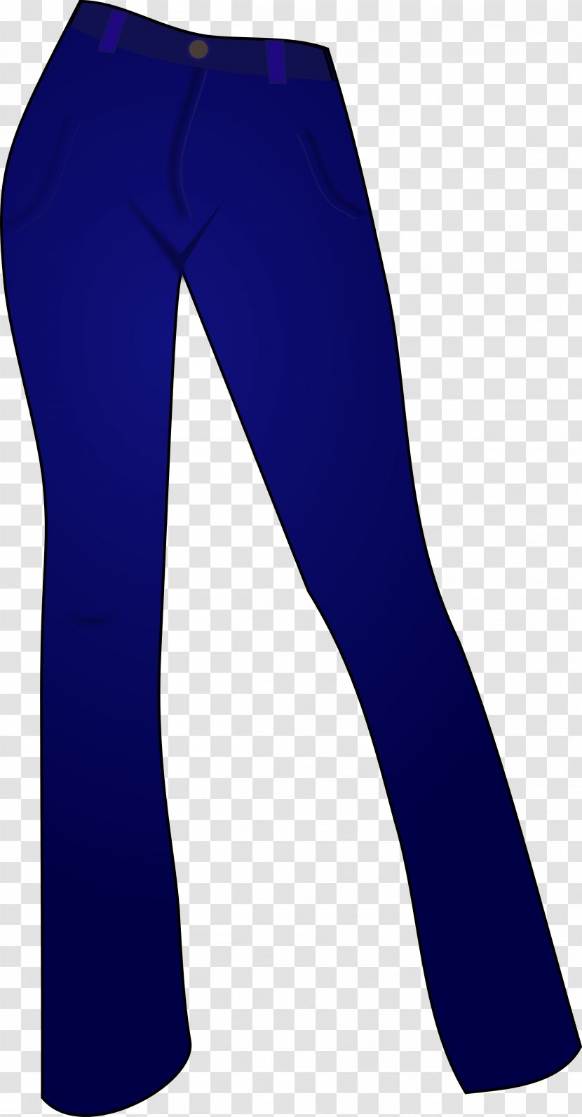 Leggings Cobalt Blue - Work Cliparts Transparent PNG