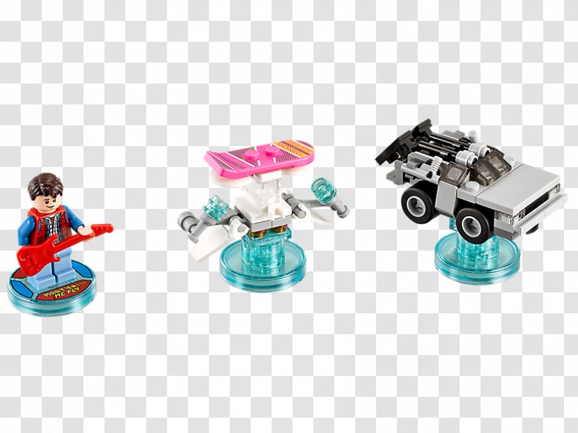 LEGO Dimensions Back To The Future: Doc Brown Fun Pack Marty McFly Dr. Emmett - Mcfly - Toy Transparent PNG