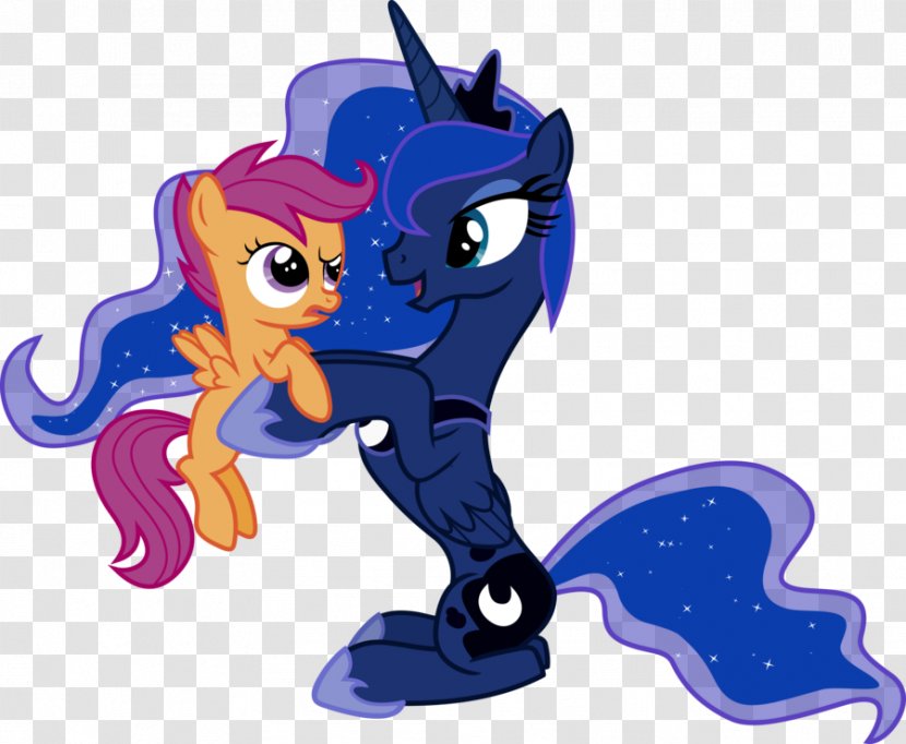 Princess Luna Celestia Scootaloo Pony Applejack - Hug Transparent PNG