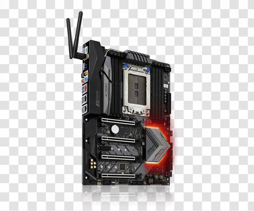 Asrock X399 Professional Gaming Amd Motherboard Socket TR4 Ryzen - Gigabyte Aorus 7 - Computer Transparent PNG