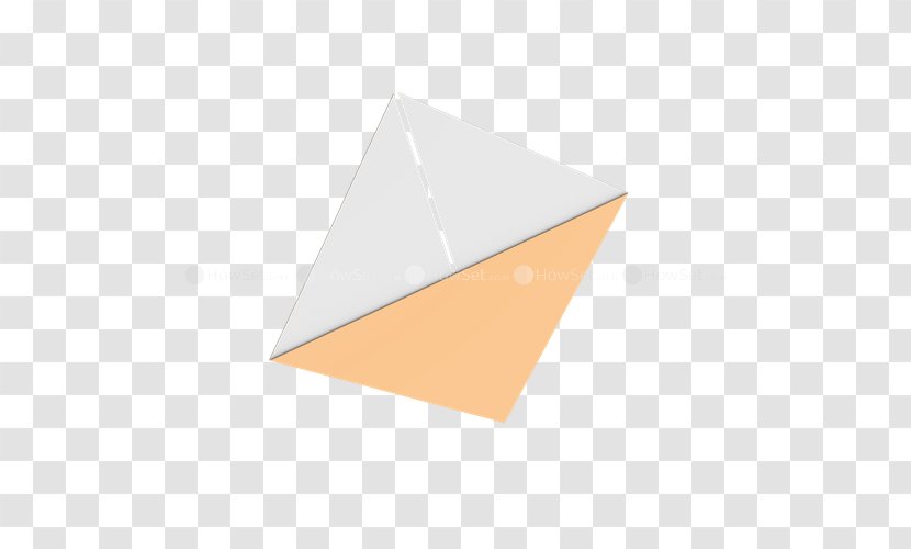 Triangle - Folded Paper Boat In Water Transparent PNG