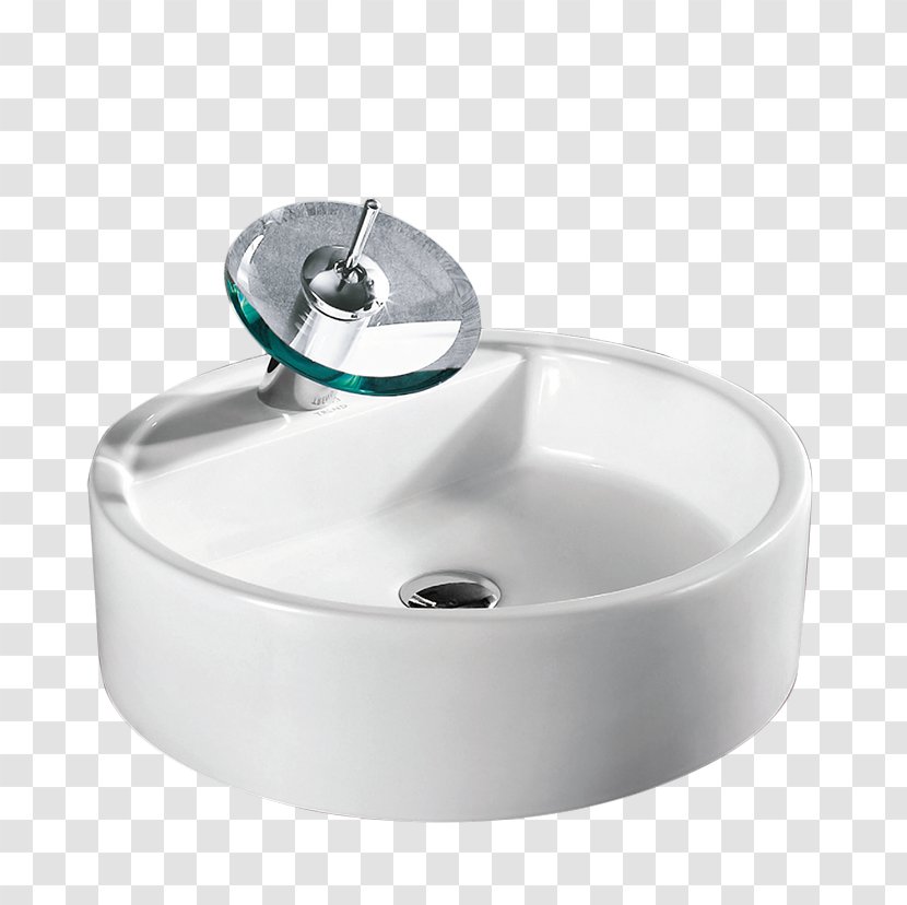 Bowl Sink Ceramic Bathroom Tap Transparent PNG