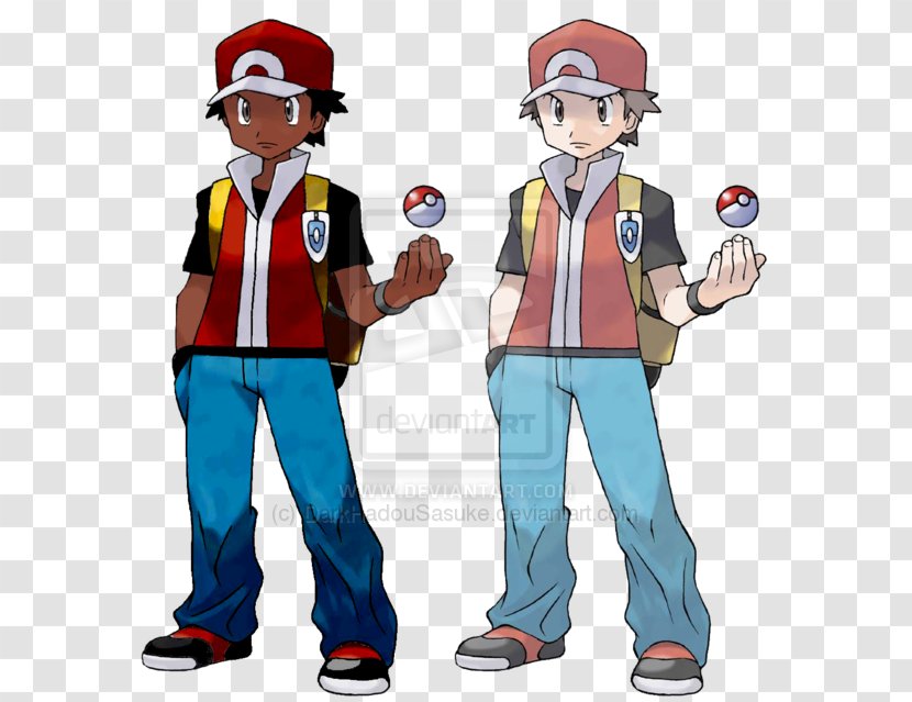 Pokémon FireRed And LeafGreen Red Blue Yellow Trainer - Headgear - African American Men Transparent PNG