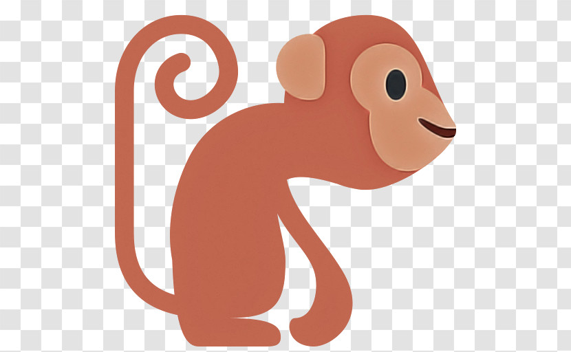 Cartoon Tail Old World Monkey Transparent PNG