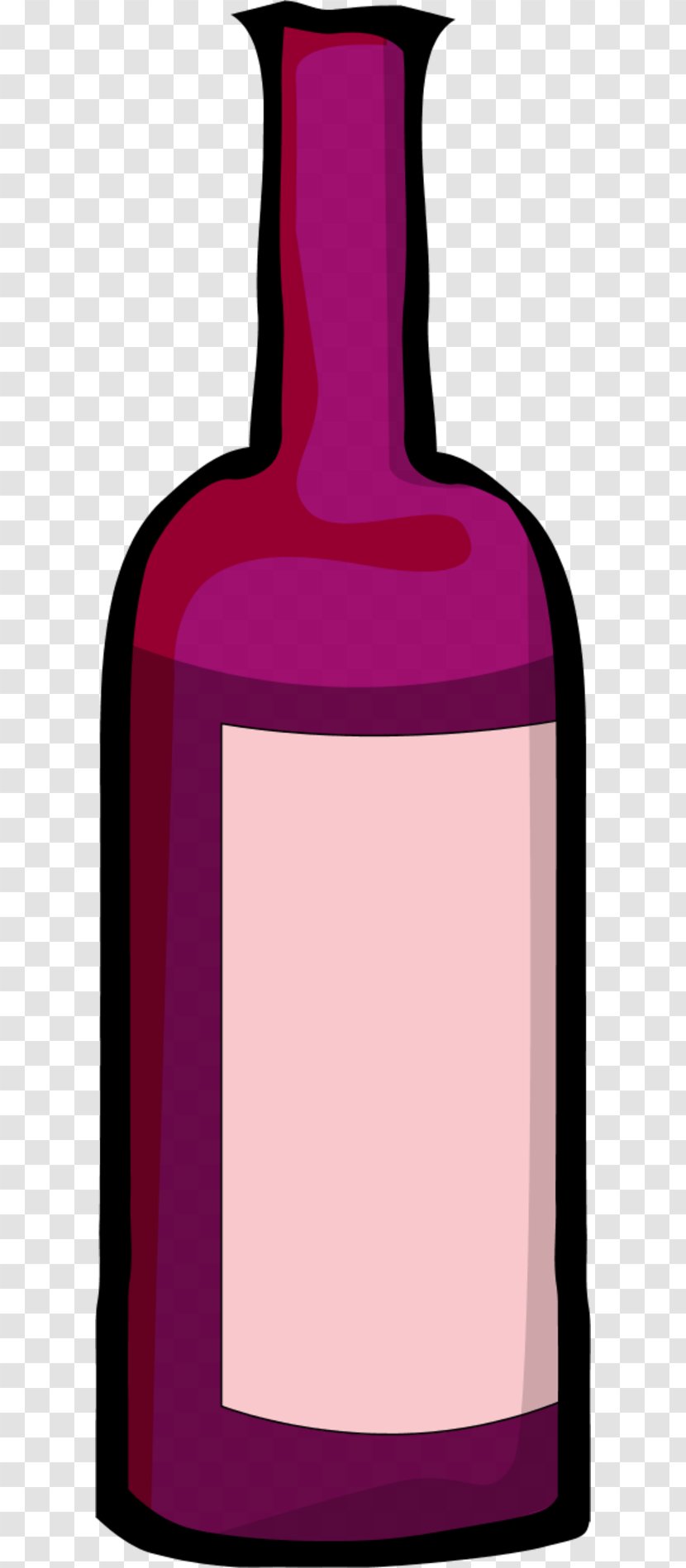 White Wine Red Bottle Clip Art - Purple - Clipart Transparent PNG