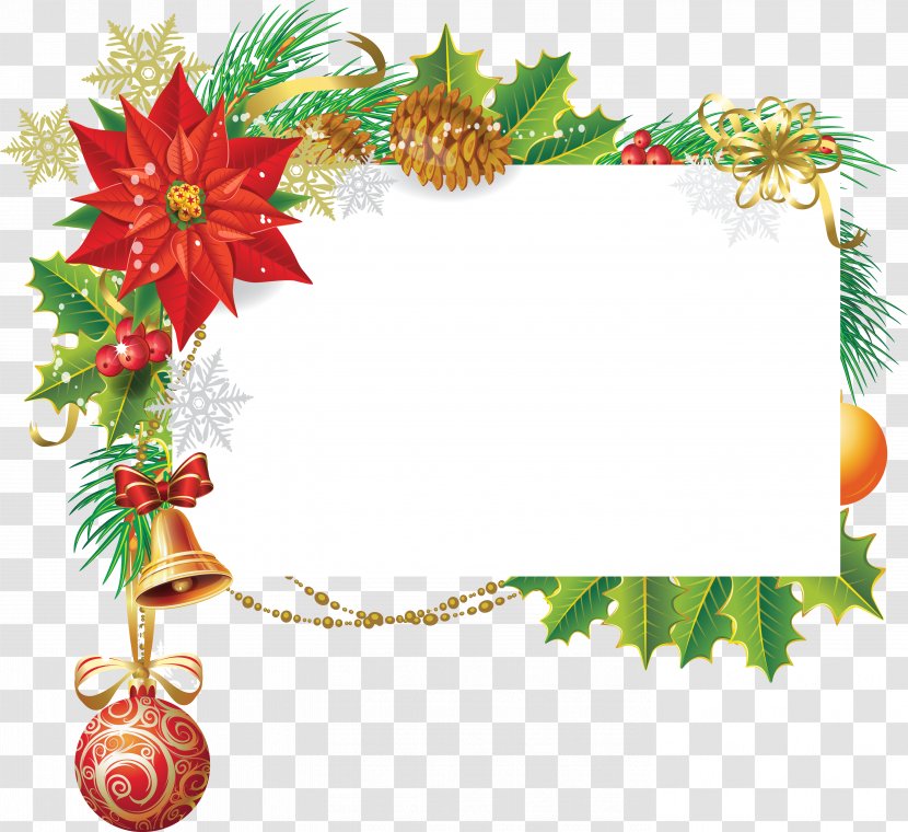 Christmas Decoration Clip Art - Conifer - Garland Transparent PNG