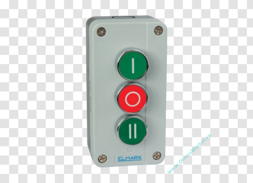 Electrical Switches Push-button IP Code FLUOELEKTRO Light-emitting Diode - Green - Stalactite Transparent PNG