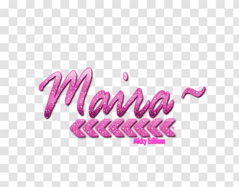 Logo Brand Pink M Font - Mikky Transparent PNG