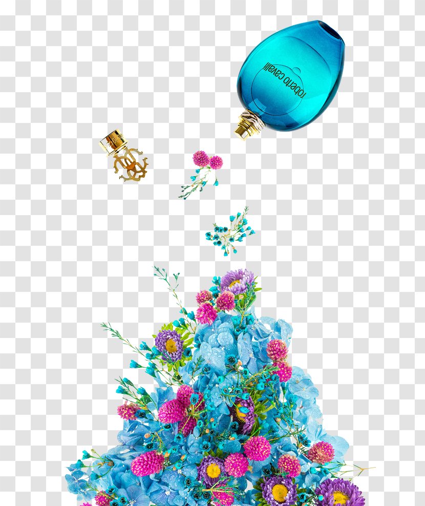 Perfume Graphic Design - Color - Blue Transparent PNG