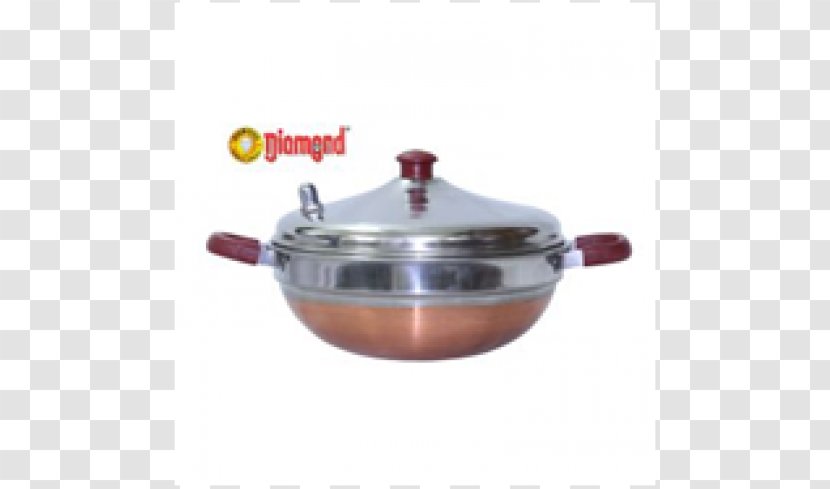 Lid Karahi Stainless Steel Metal Frying Pan - Pressure Cooker Transparent PNG