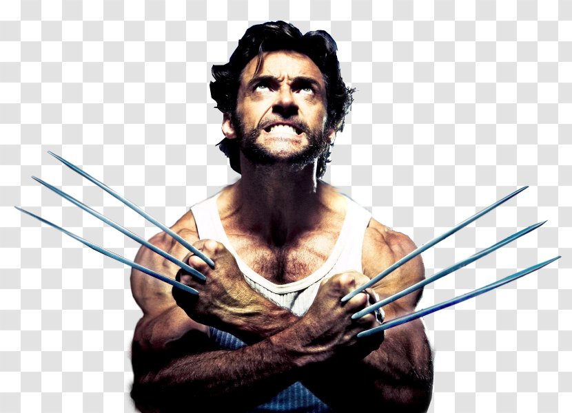 Hugh Jackman The Wolverine Deadpool - Facial Hair Transparent PNG