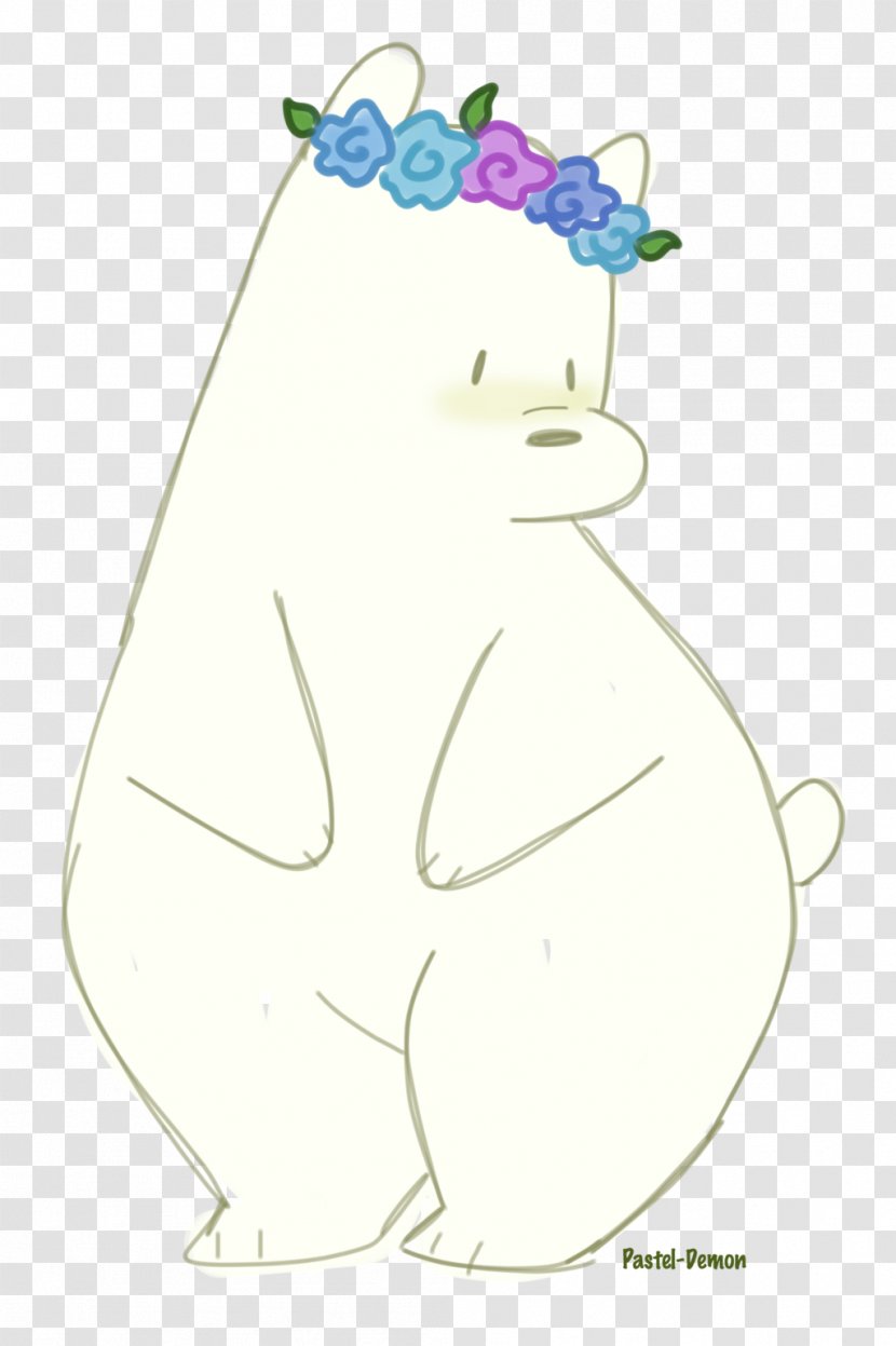 Ice Bear Cartoon Illustration Drawing - Frame Transparent PNG