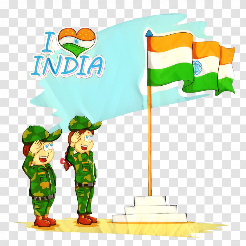 India Independence Day Indian Flag - Saint Patricks Cartoon Transparent PNG