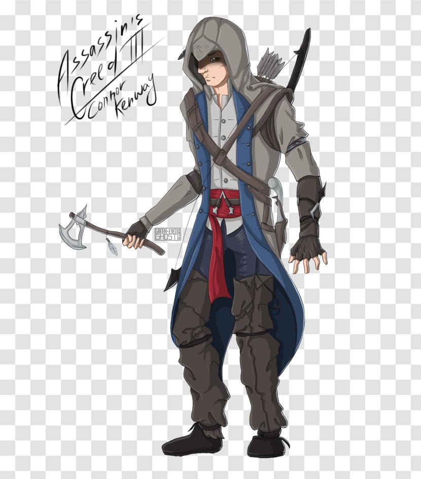 Edward Kenway Connor Character Costume Design - Silhouette - Frame Transparent PNG