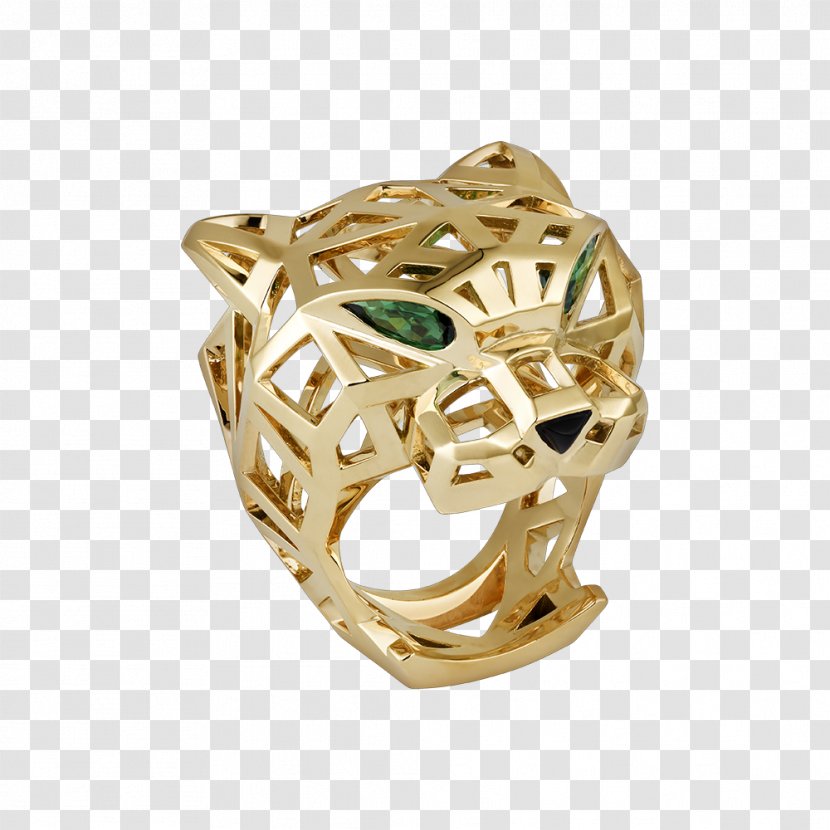 Leopard Cartier Ring Jewellery Diamond - Tank Transparent PNG