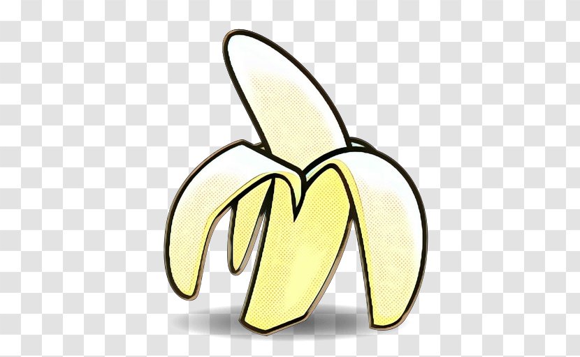 Yellow Clip Art Plant Leaf Banana - Retro - Family Logo Transparent PNG