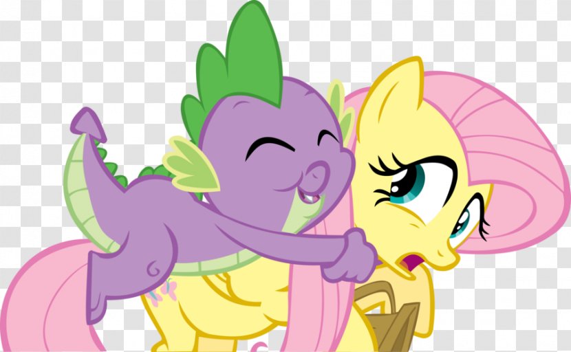 Spike Pony Fluttershy Twilight Sparkle Rainbow Dash - Silhouette - My Little Transparent PNG