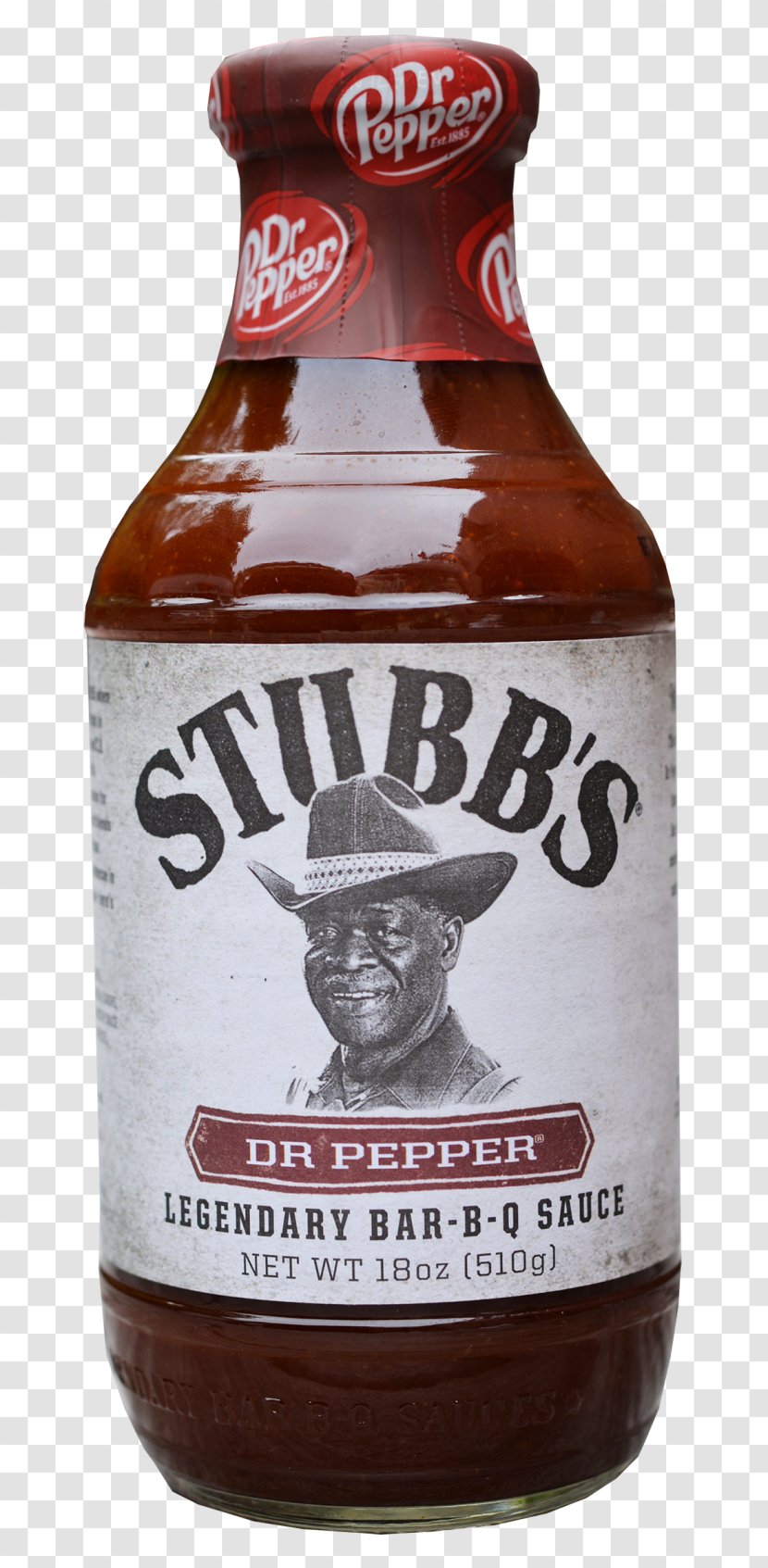 Stubb's Bar-B-Q Barbecue Sauce Sticky Sweet BBQ - Bottle Transparent PNG