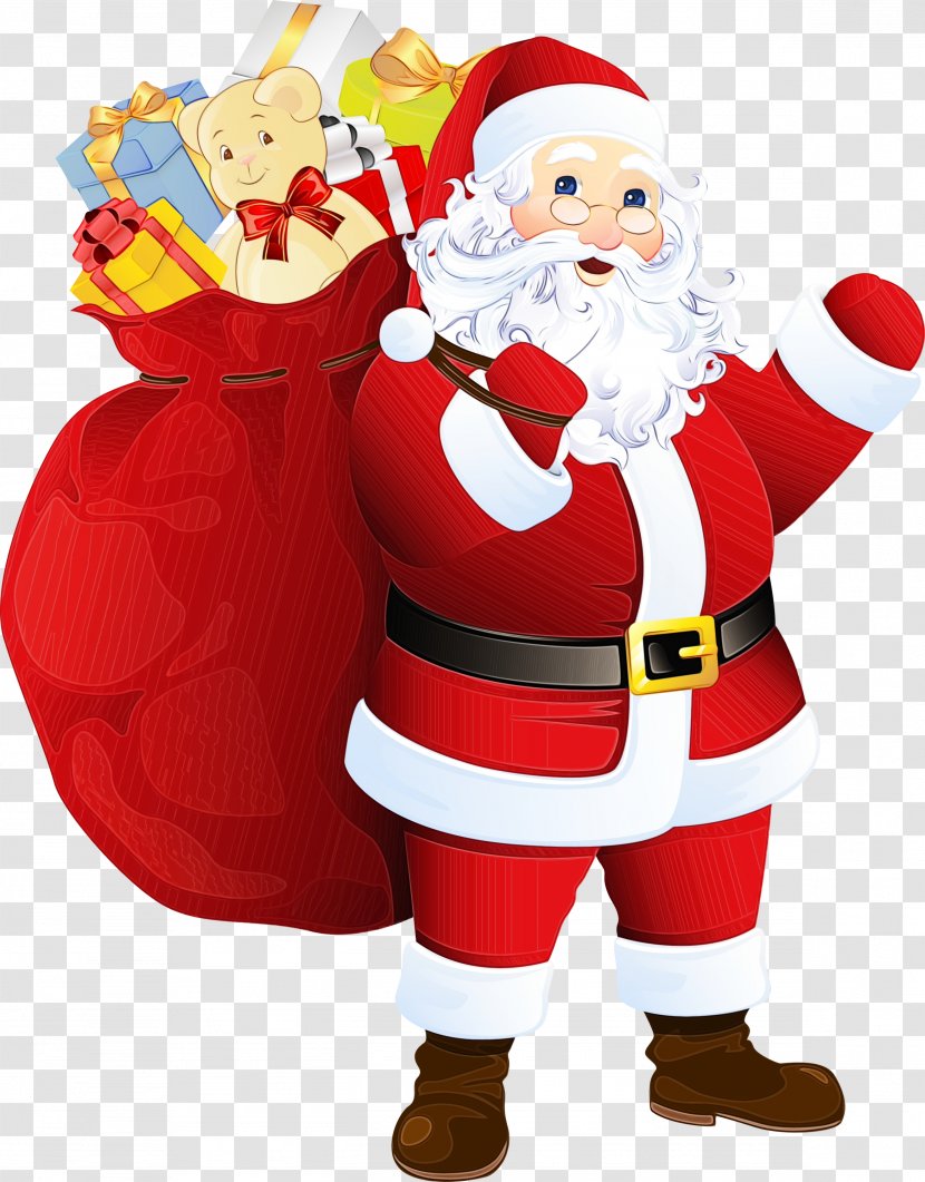 Santa Claus Cartoon - Christmas Transparent PNG