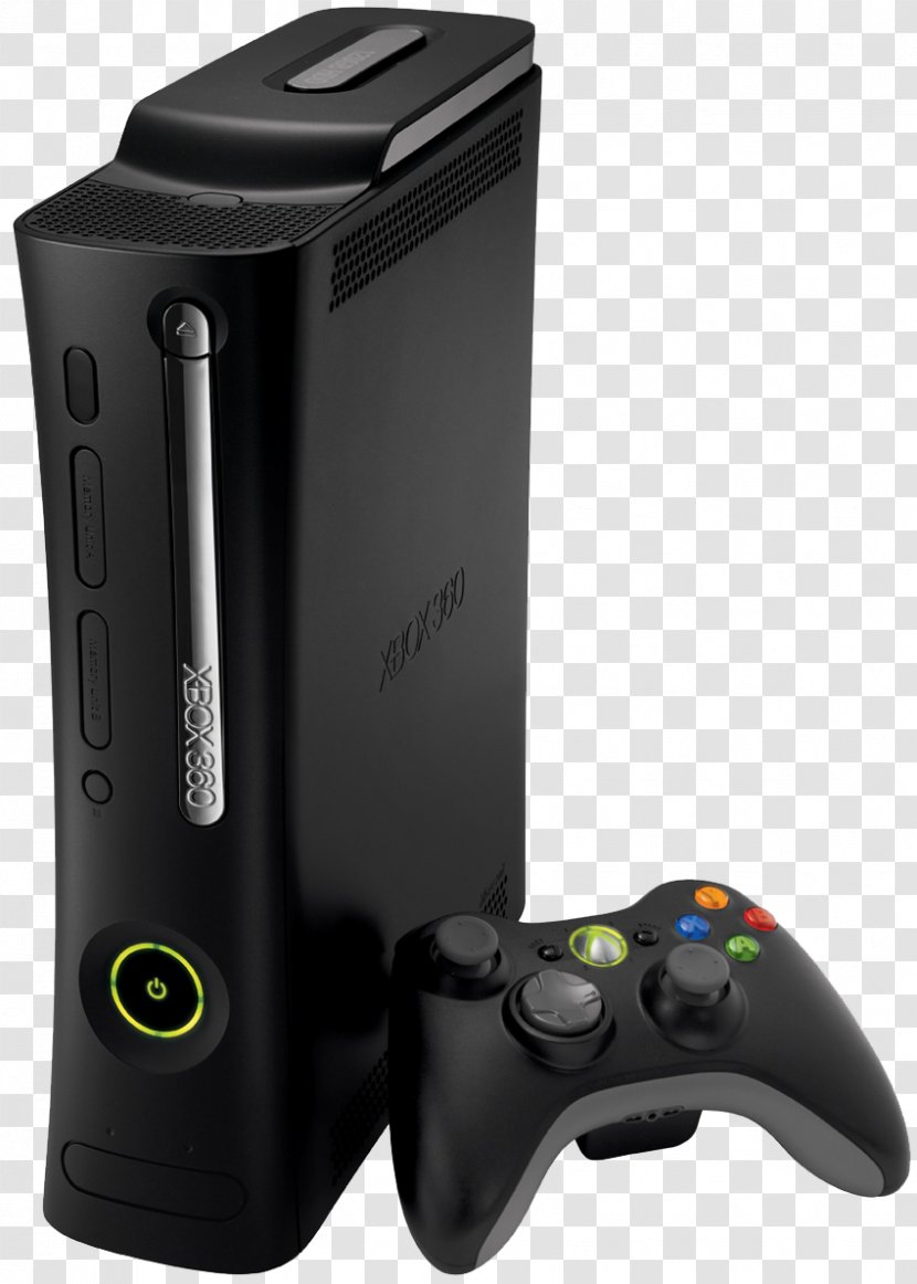 Xbox 360 Black Video Game Consoles - Console Transparent PNG