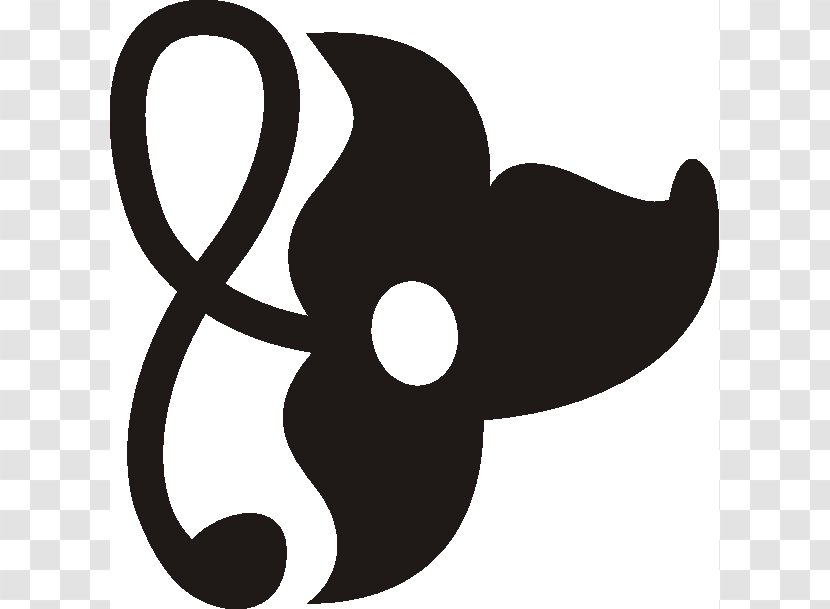 Easter Logo Clip Art - Black - Leaf Vine Transparent PNG