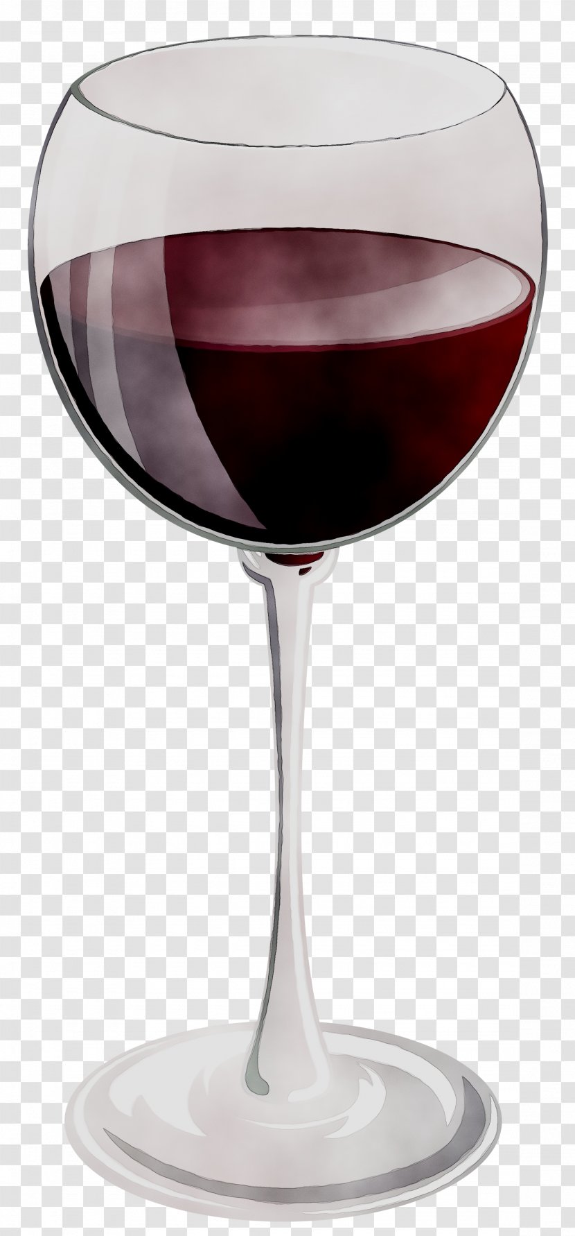 Wine Glass Red Kir Cocktail - Distilled Beverage Transparent PNG