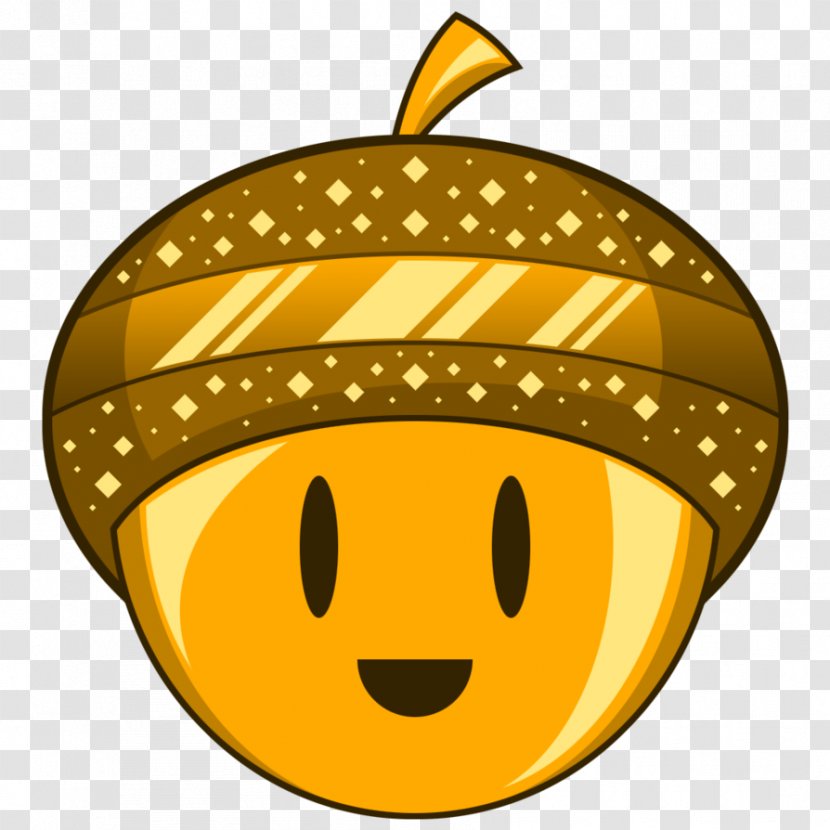 Smiley Pumpkin Christmas Ornament Fruit - Yellow Transparent PNG