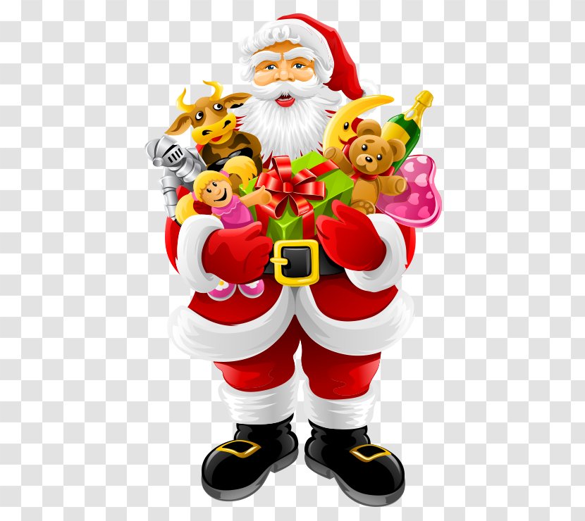 Santa Claus Ded Moroz Christmas Day Clip Art - Decoration - Prix Streamer Transparent PNG