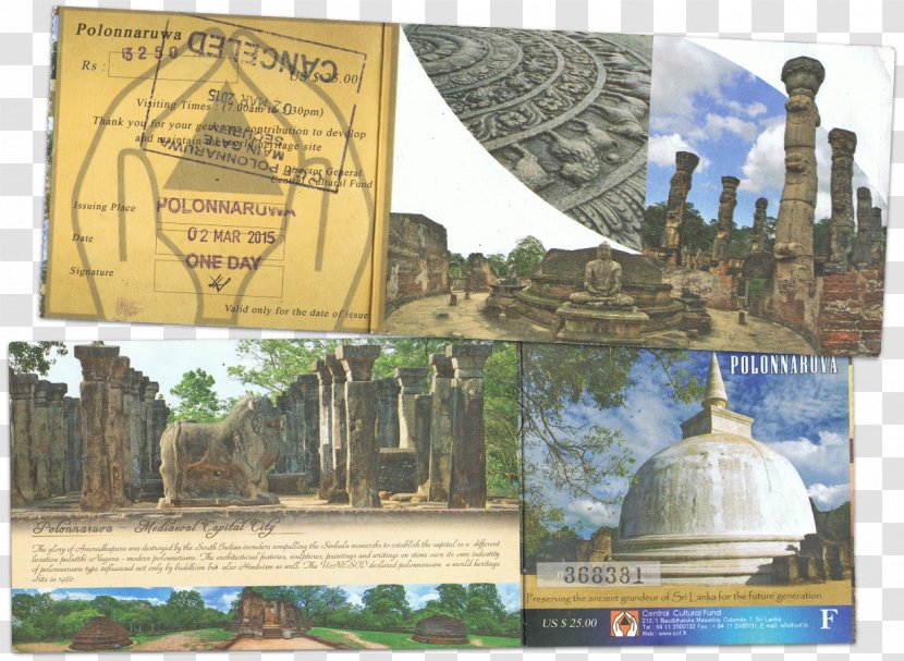 Polonnaruwa Travel Paper Product Tourism Tourist Attraction - Human Skin Color - Sri Transparent PNG