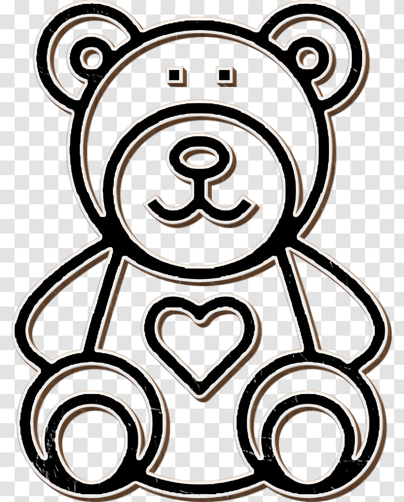 Love Icon Toy Icon Teddy Bear Icon Transparent PNG