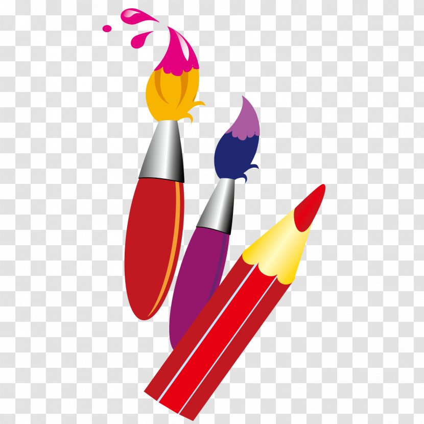 School Idea Knowledge Day Clip Art - Youtube - Color Paint Pen Transparent PNG