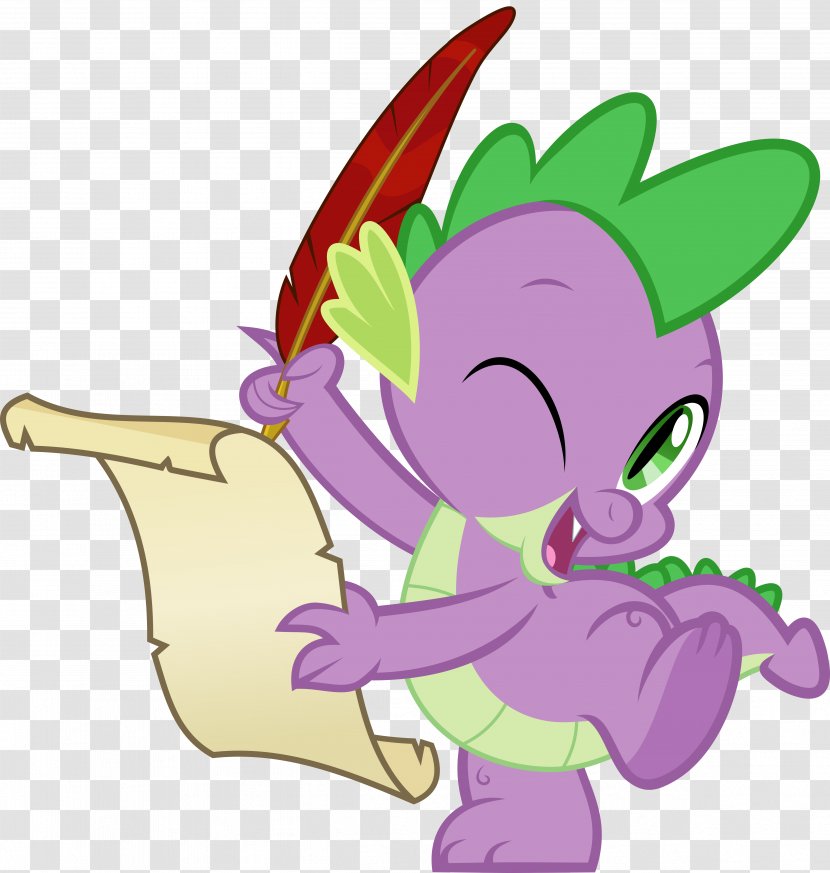 Spike Rainbow Dash Clip Art - Cartoon Transparent PNG