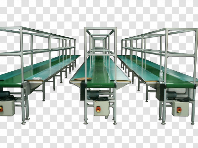 Machine Conveyor Belt System Production Line 設備 - Manufacturing Transparent PNG