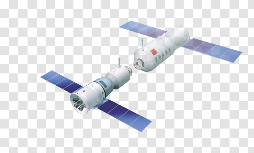 Shenzhou 10 International Space Station Tiangong-1 Spacecraft - Astronaut - Beautiful Exquisite Cartoon Airplane Transparent PNG