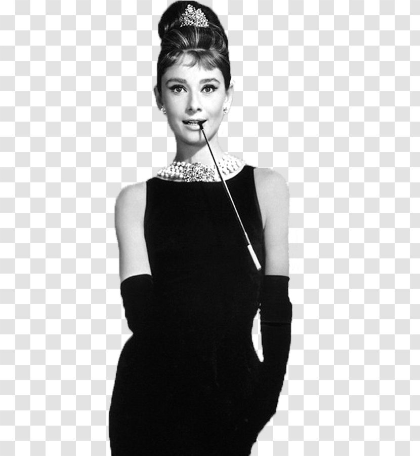 Black Givenchy Dress Of Audrey Hepburn The Story Breakfast At Tiffany's Film - Frame - Coco Chanel Transparent PNG