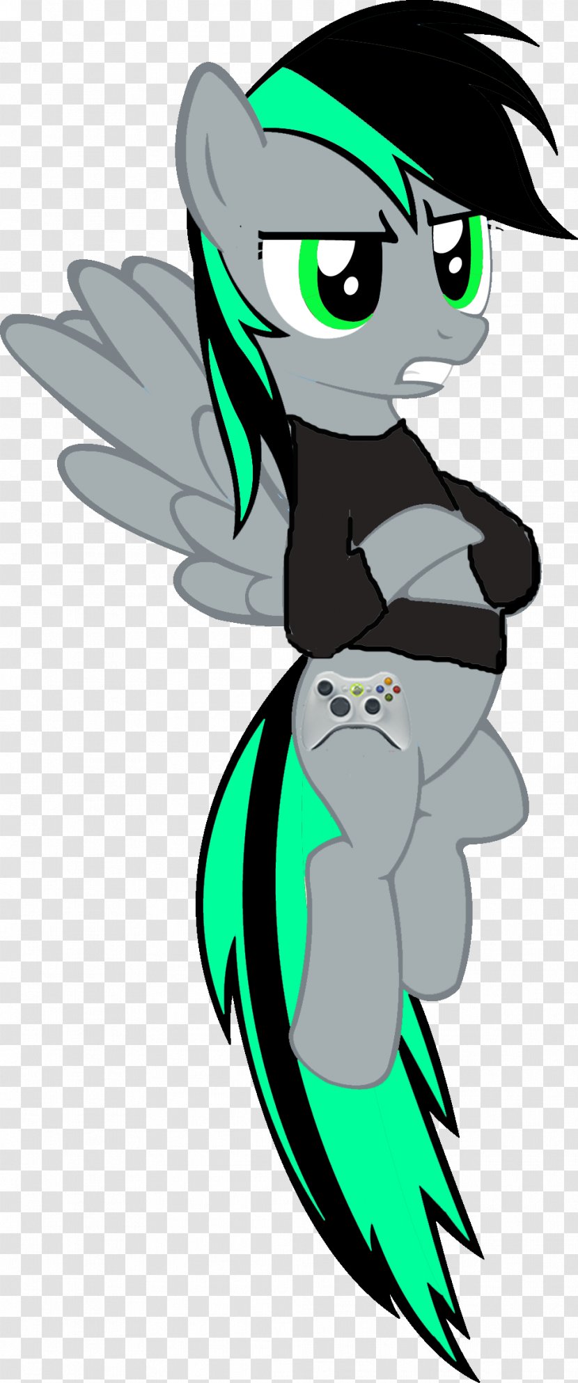Xbox 360 Controller Fairy Horse - Leaf - Arms Crossed Transparent PNG