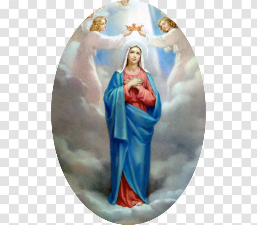 Assumption Of Mary Magnificat Prayer Holy Card Religion - Mariology The Catholic Church Transparent PNG
