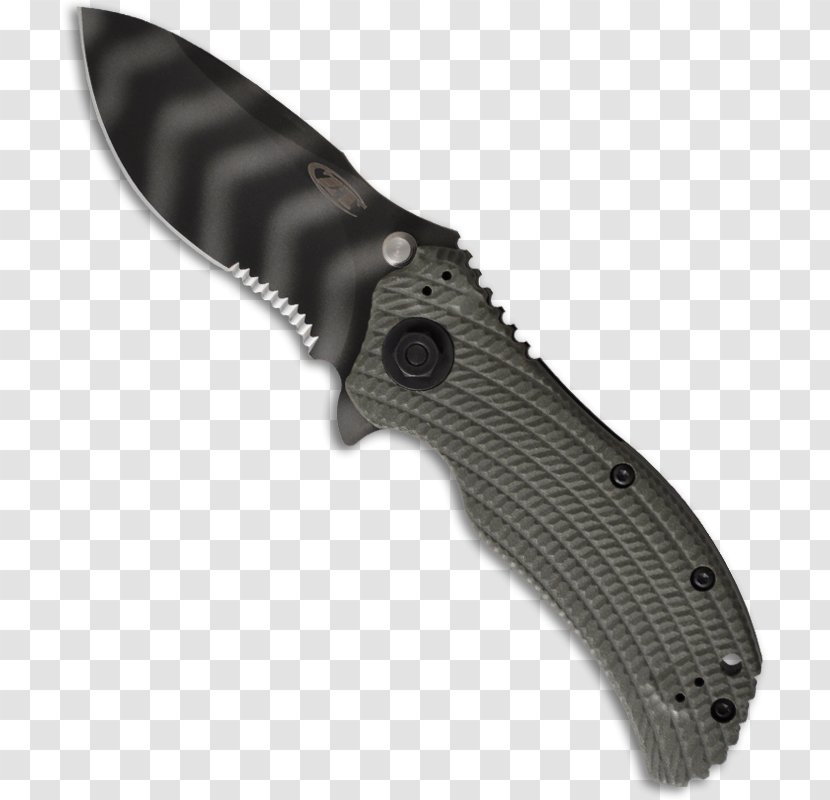 Hunting & Survival Knives Assisted-opening Knife Zero Tolerance Bowie - Serrated Blade Transparent PNG