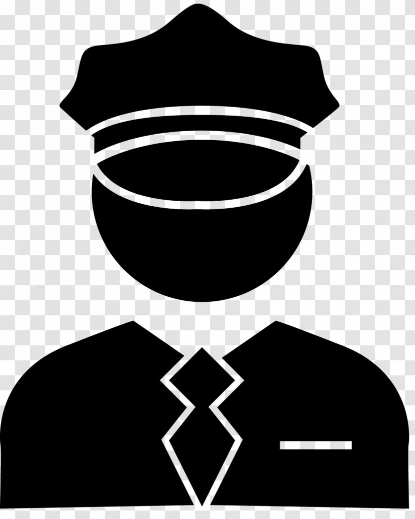 Security Guard Police Officer - Monochrome - Hotel Transparent PNG