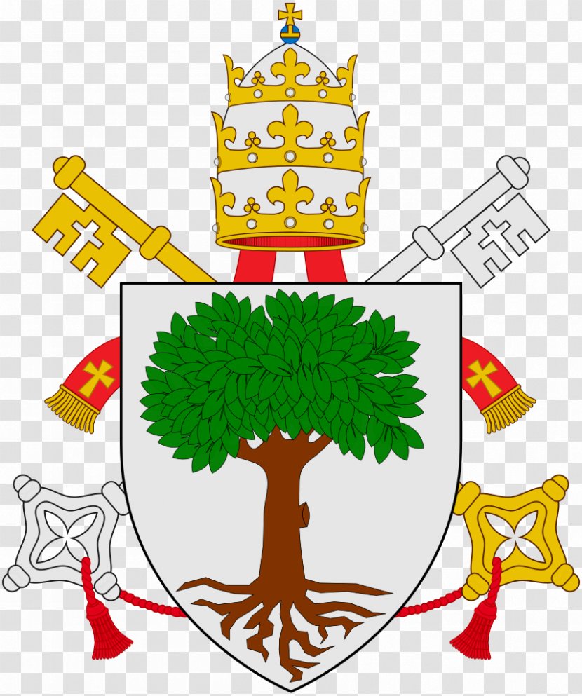 Papal Coats Of Arms Coat Pope Francis Vatican City - Symbol - Woody Plant Transparent PNG