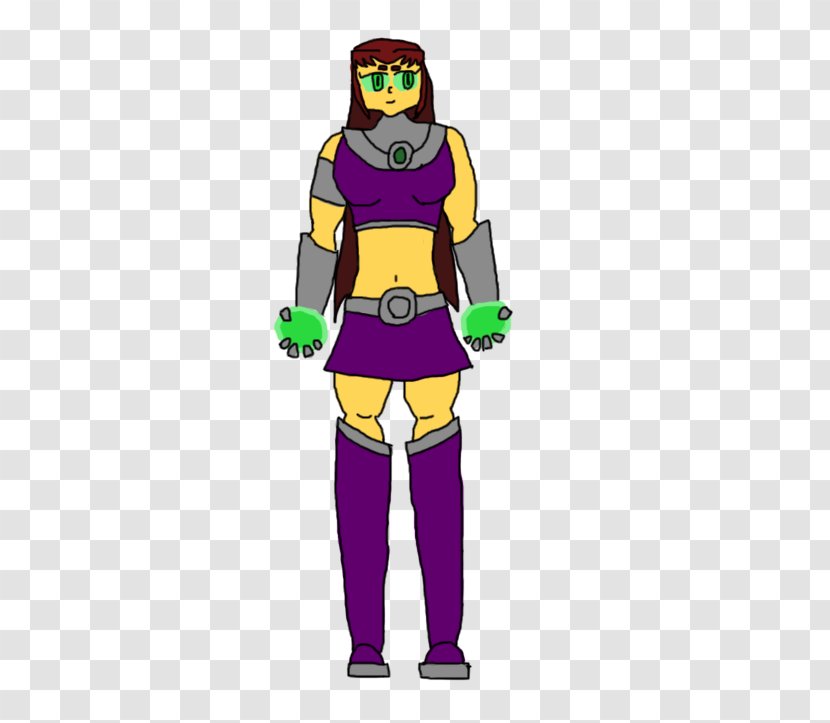 Costume Mascot Homo Sapiens Clip Art - Purple - Starfire Transparent PNG