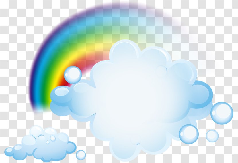 Rainbow Sticky Wall Cloud ForgetMeNot Sky - Daytime Transparent PNG