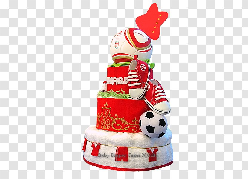 Anfield Torte Liverpool F.C. Diaper Cake - Football - Baby Transparent PNG